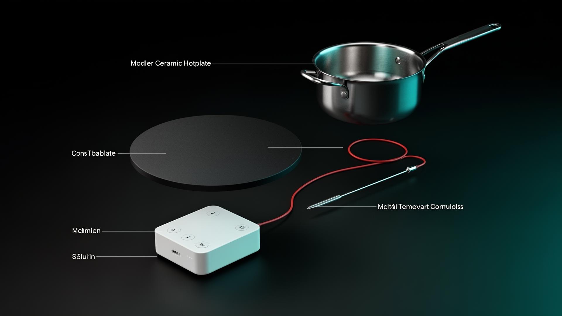 Exploded view of ON.COOKING system